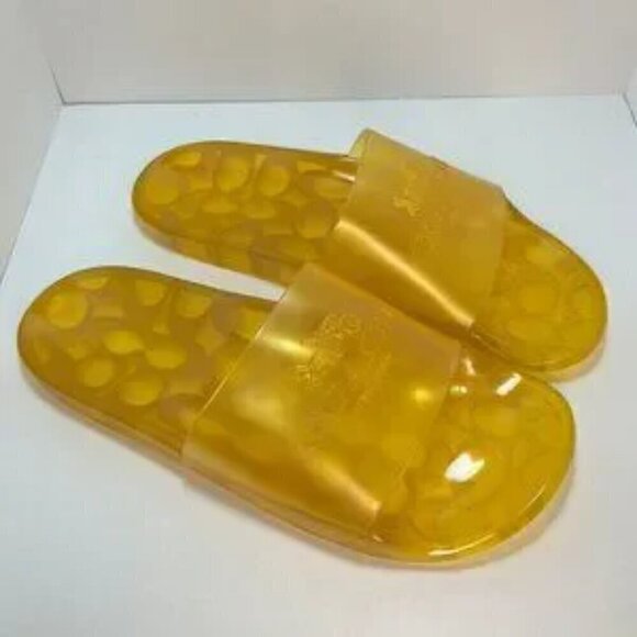 New COACH Buttercup Ulyssa Slides - Picture 3 of 7